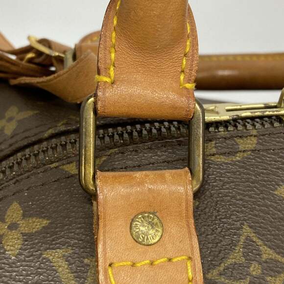 LOUIS VUITTON Brown Monogram Keepall 55 Boston Bag - Picture 7 of 12
